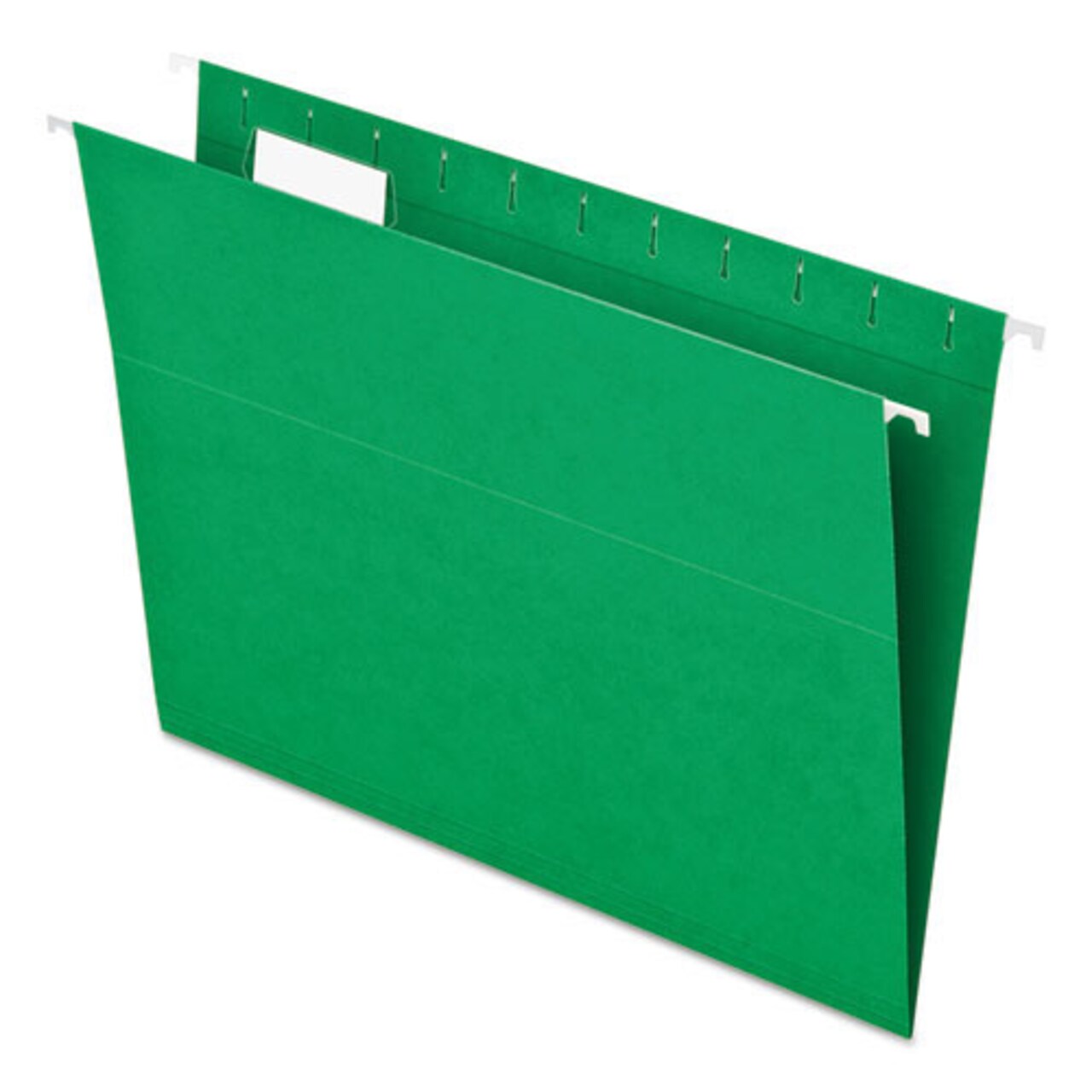Pendaflex Essentials Colored Hanging Folders 1/5 Tab Letter Bright Green 25/Box